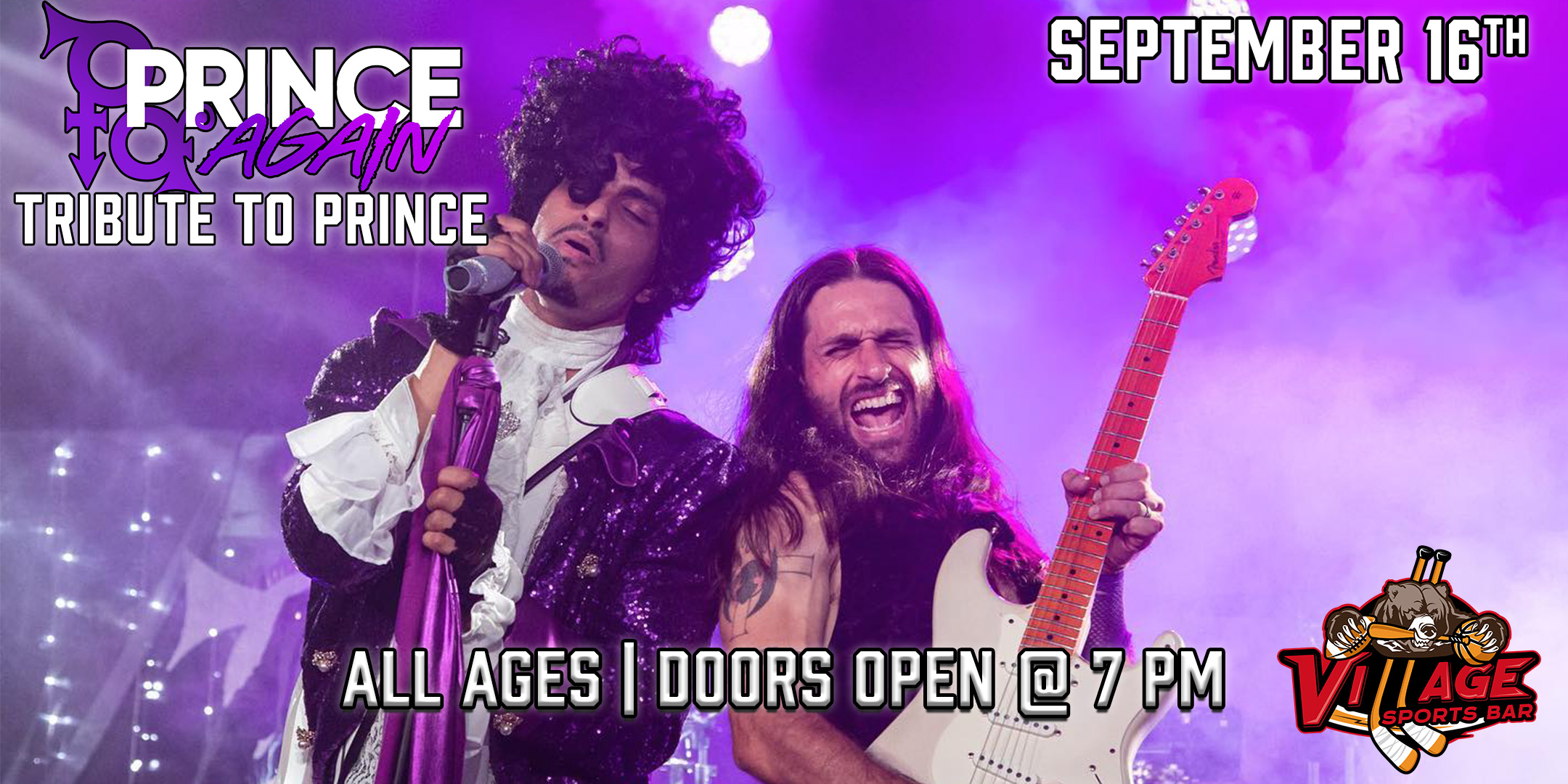 Village Sports Bar Presents: Prince Again - Tribute to Prince